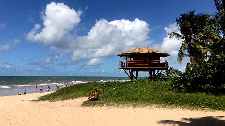 Praia de Boa Viagem - ponto de observação dos bombeiros do Recife