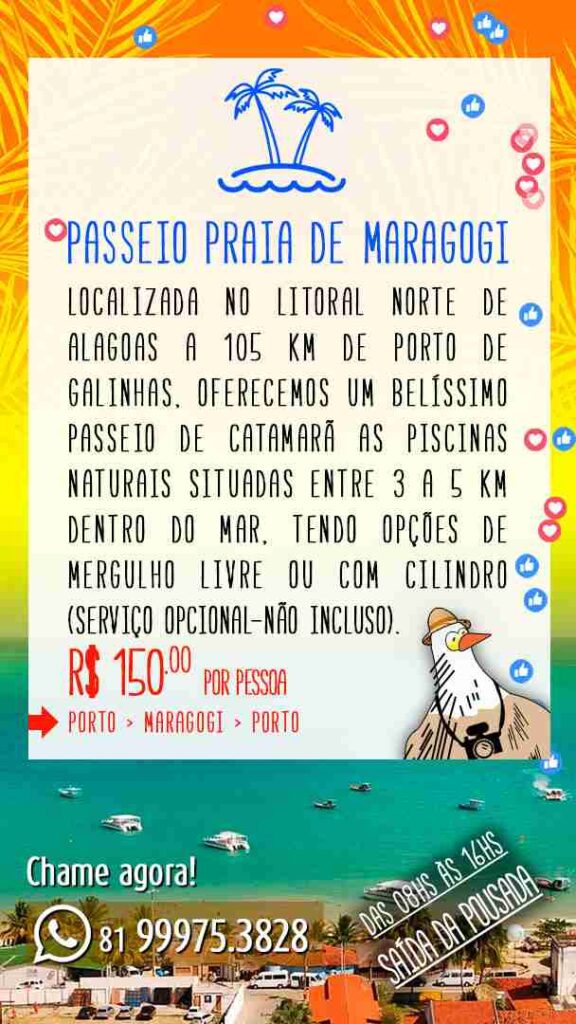 Passeio Praia de Maragogi