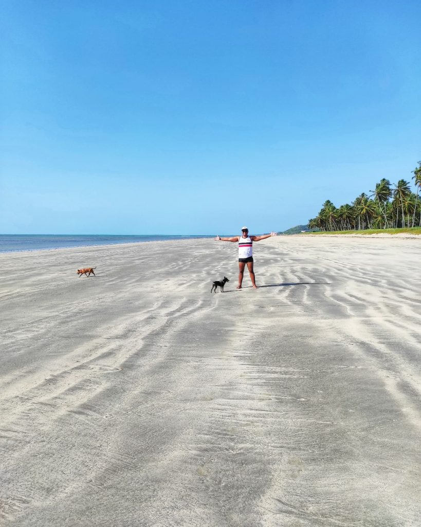 Foto na para de japaratinga com cachorros