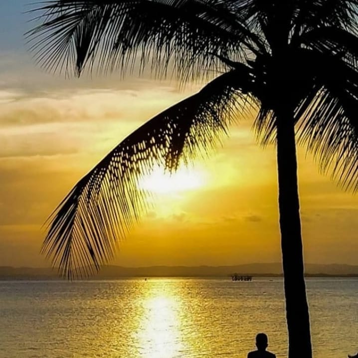 Pôr do sol na praia de Maragogi