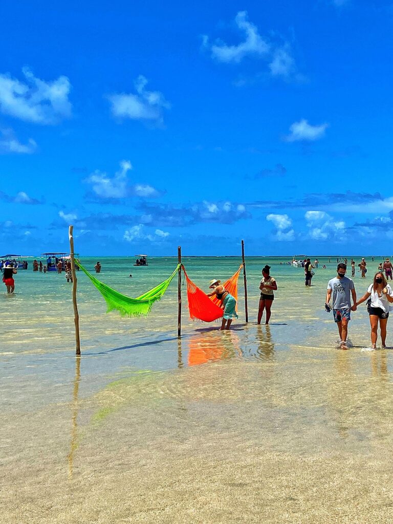 rede na praia de maragogi