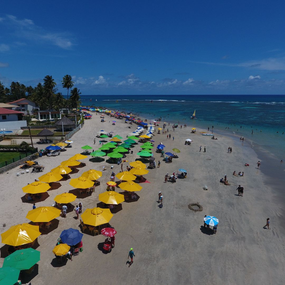 Foto aérea Porto de Galinhas