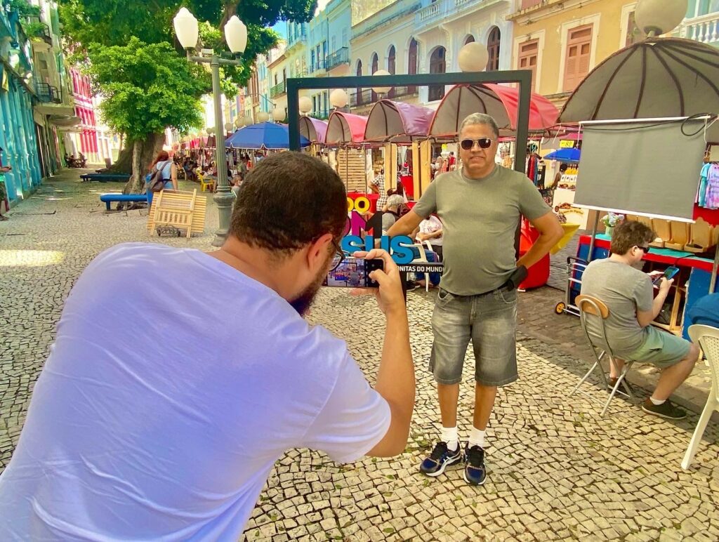 Enquadramento para foto no recife