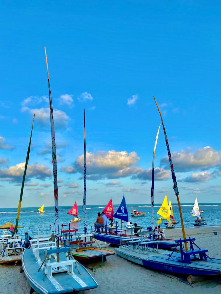 Jangadas em Praia de Porto de Galnhas