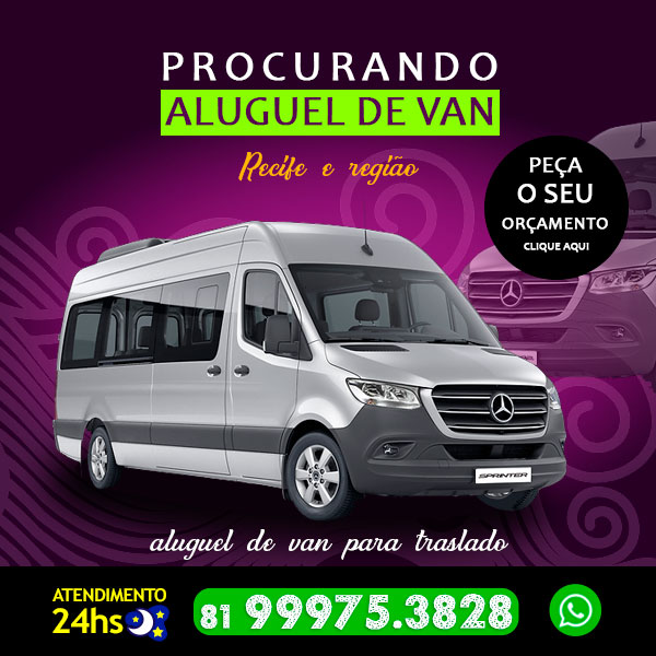 Aluguel de Van em Recife - 81 99975.3828