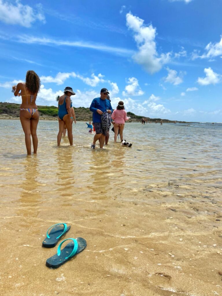 Dia de praia na Ilha de Santo Aleixo