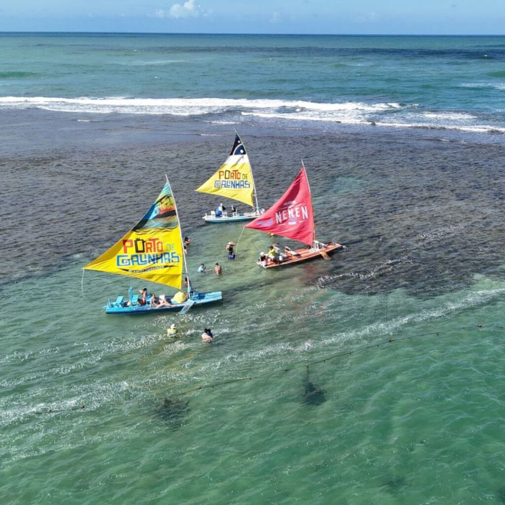 Jangadas de Porto de Galinhas